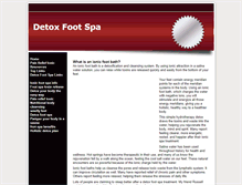 Tablet Screenshot of detoxfoot-spa.com